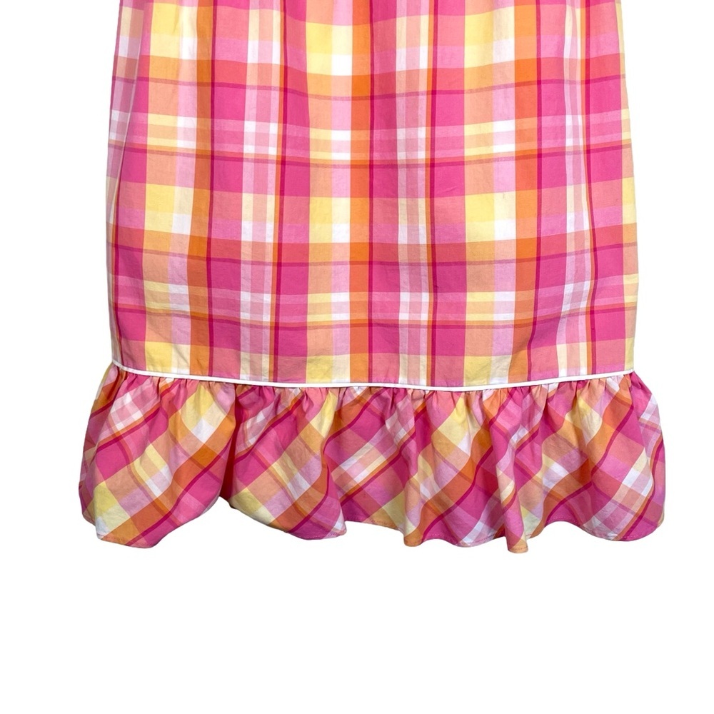 Lilly Pulitzer Posey Dress Pink Plaid Sleeveless A-Line Size 2 - Picture 4 of 7